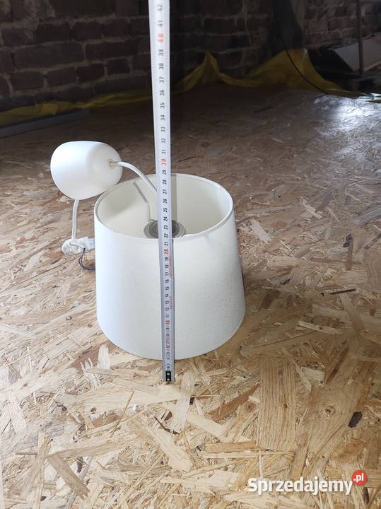 Lampa wisząca biała uniwersalna IKEA śląskie Mikołów sprzedam