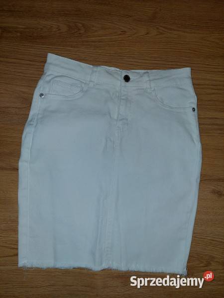Nowa spódnica biała jeans mazowieckie Warszawa sprzedam