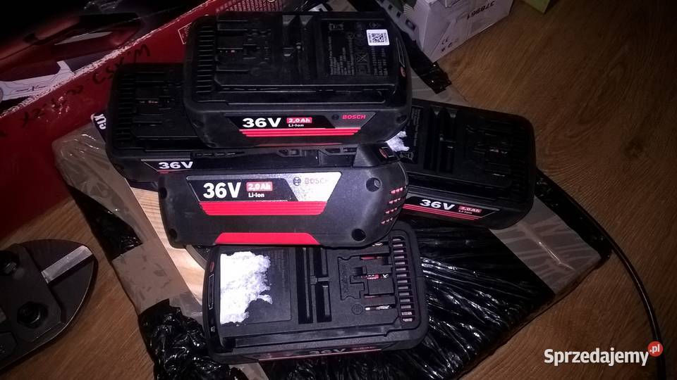Narzędziowe akumulatory 36V BOSCH nowe orginał Mińsk Mazowiecki sprzedam