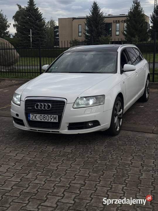 Audi A6 C6 Avant 27 TDI 180 Automat 2007 skórzana tapicerka Koszalin