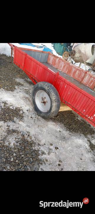 Przyczepka do traktora 120x280 z kiprem Przyczepy rolnicze Nowy Sącz