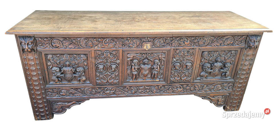 KUFER SZAFKA NEORENESANS RZEŹBIONA zachodniopomorskie sprzedam