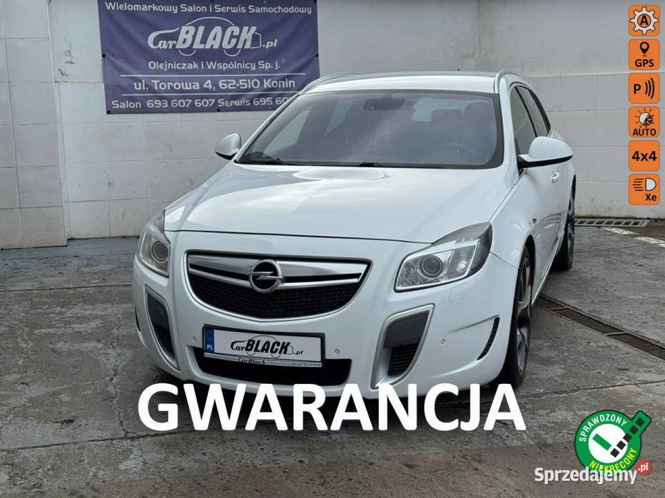 Opel Insignia OPC Pisemna Gwarancja 12 miesięcy Zarejestrowany w Polsce Konin