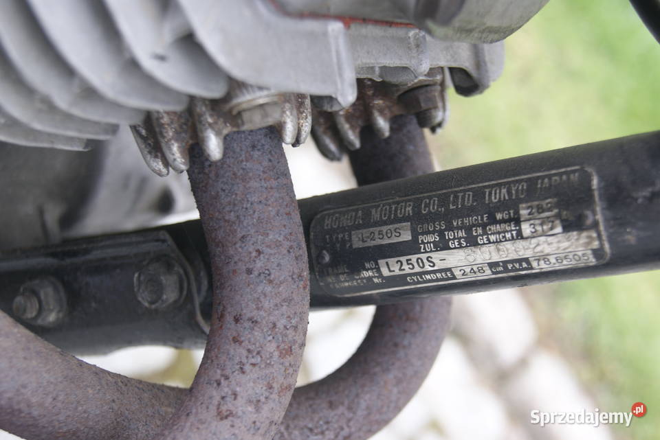 HONDA XL 250 L250S PRZYWIEZIONA Z NIEMIEC śląskie Rybnik sprzedam