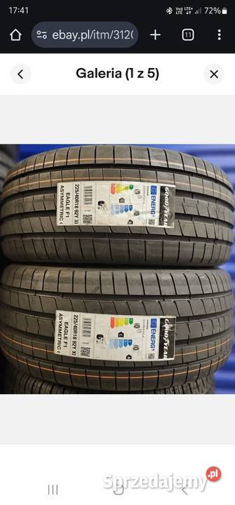 GOODYEAR Eagle F1 Asymmetric 6 18 DOT 1224 dolnośląskie Lubin