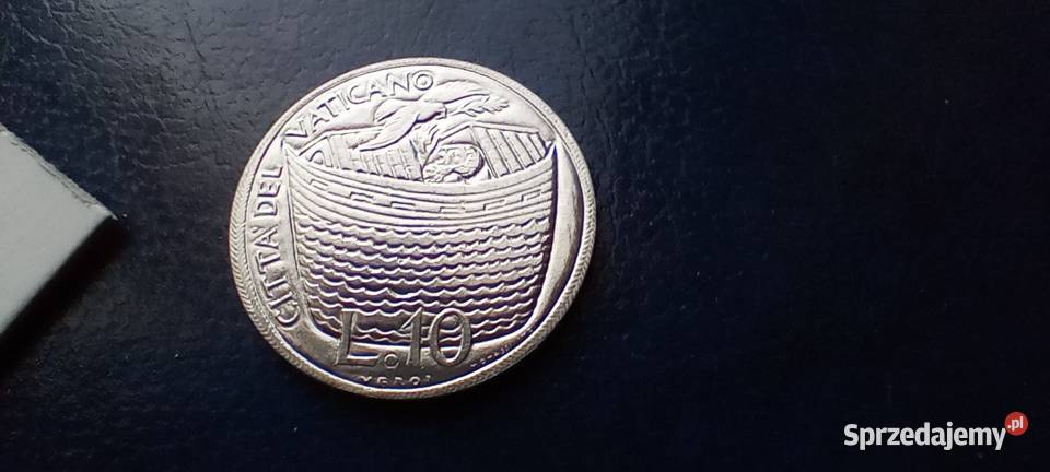 Stare monety 10 lir 1975 Watykan Święty Kolekcje Lesko