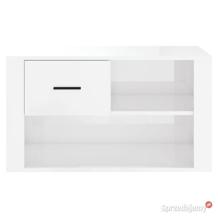 Szafka na buty wysoki połysk biała 80x35x45 Warszawa