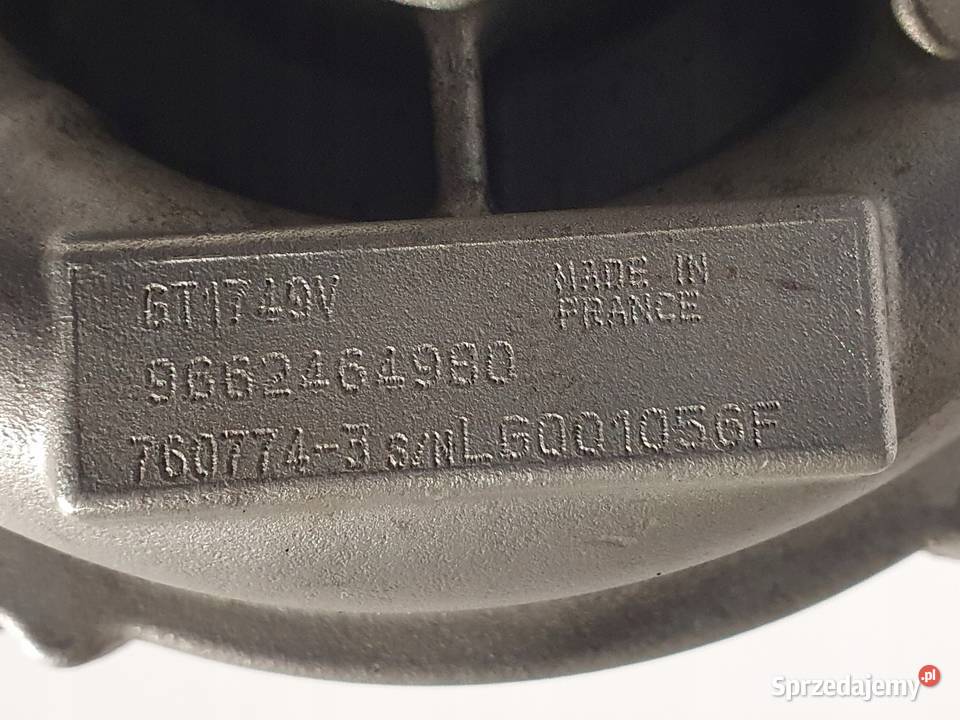 TURBOSPRĘŻARKA Ford Galaxy II 20 TDCI turbo Chełm sprzedam