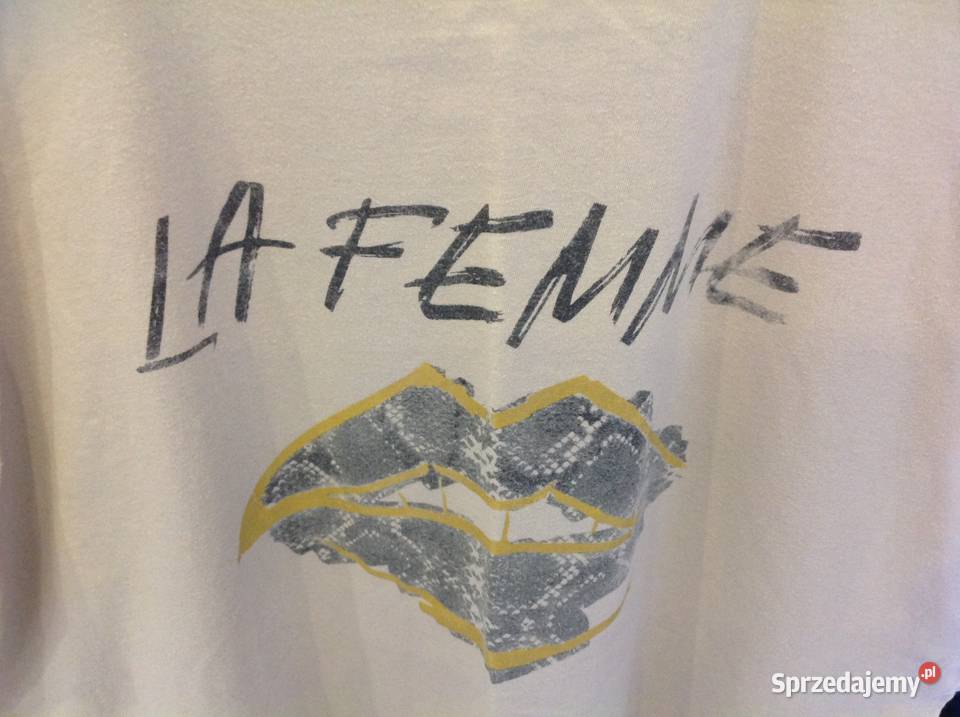 T shirt Koszulka Damska BOOHOO L Beżowa Nowa Sól