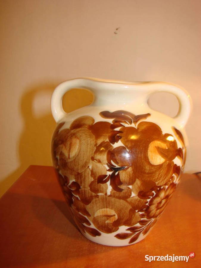 ZF Koło fajansowy wazonik Pruszcz Gdański