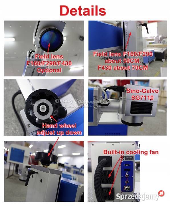LASER FIBER 30W ZNAKOWARKA 150x150mm metal Czechowice-Dziedzice