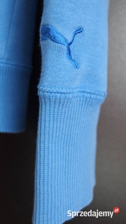 Niebieska bluza Puma Xs 34 kangurka kaptur z Toruń