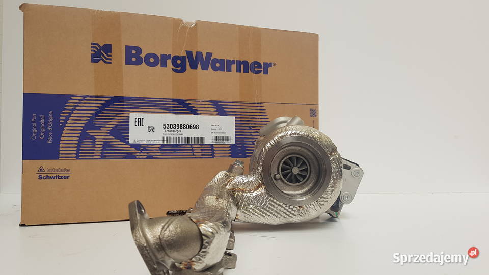 Turbosprężarka BorgWarner KKK 53039700775 osobowe Siedlce