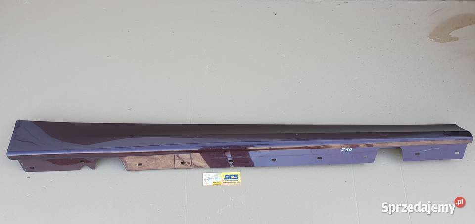 BMW E90 3 LISTWA PROGOWA PRÓG PRAWY Bieleń