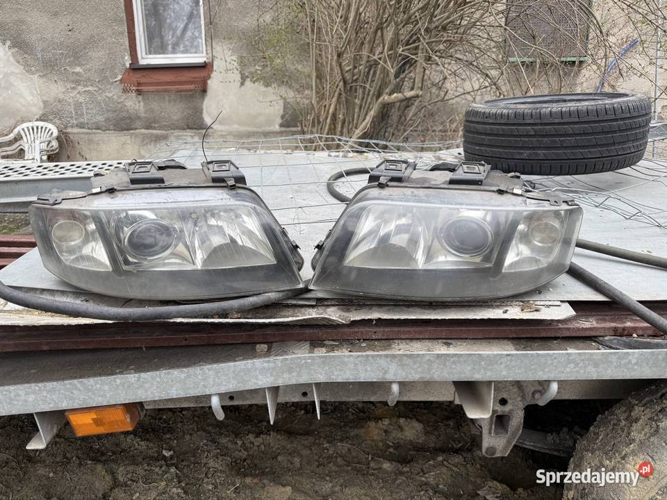 Lampy przód Audi a6 c5 soczewki stan Lampy przednie sprzedam
