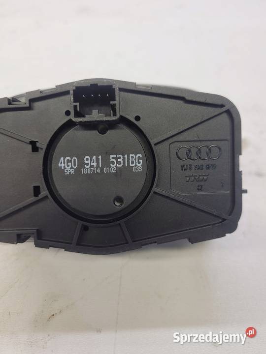 PRZEŁĄCZNIK ŚWIATEŁ AUDI A6 C7 A7 4G0941531BG Panele sterowania, przełączniki Przystajń