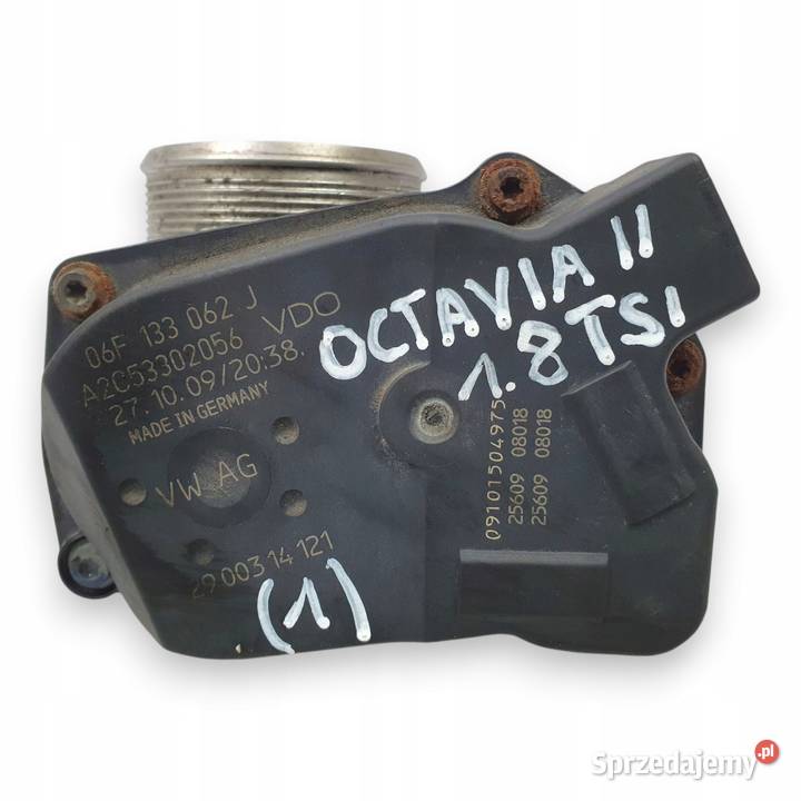 PRZEPUSTNICA Skoda Octavia II 18 TSI 06F133062J Silniki i osprzęt Chełm