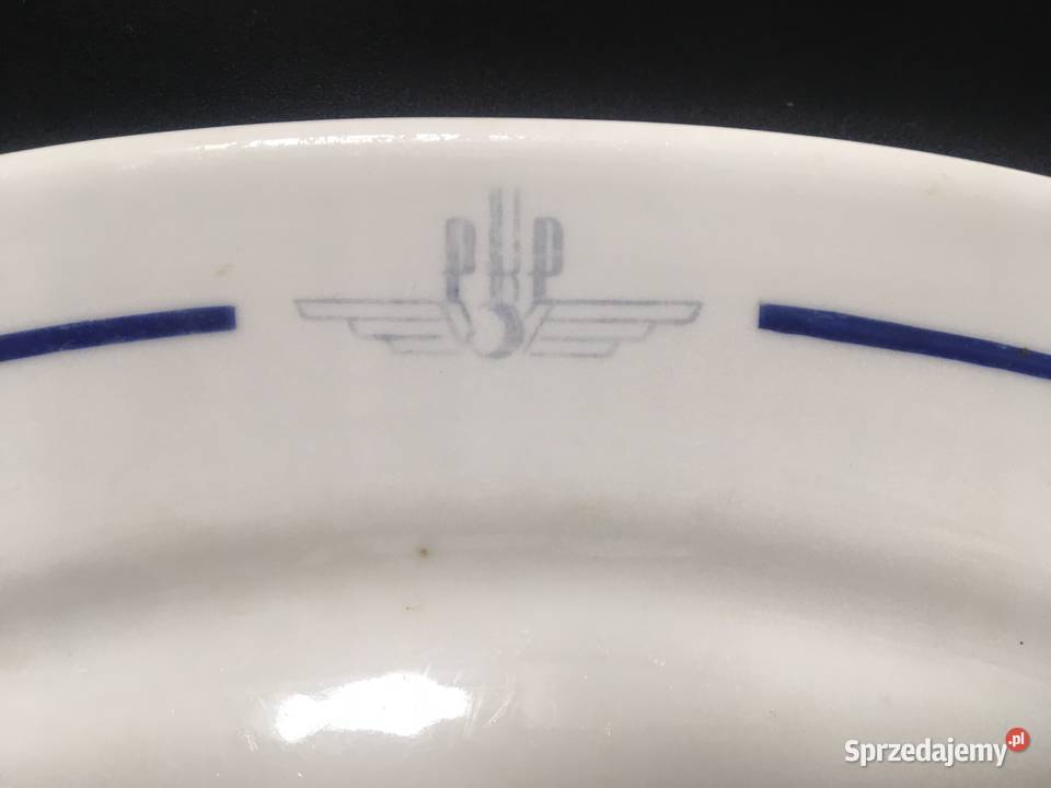 PRL PKP Bogucice porcelana patera talerz Porcelana i szkło zachodniopomorskie Kołobrzeg