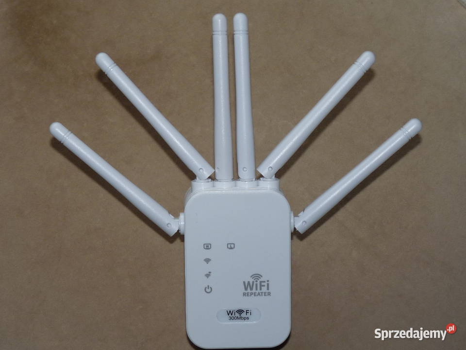 Repeater WiFi AP 24 GHz 300 Mbs router 6 anten router Kraków