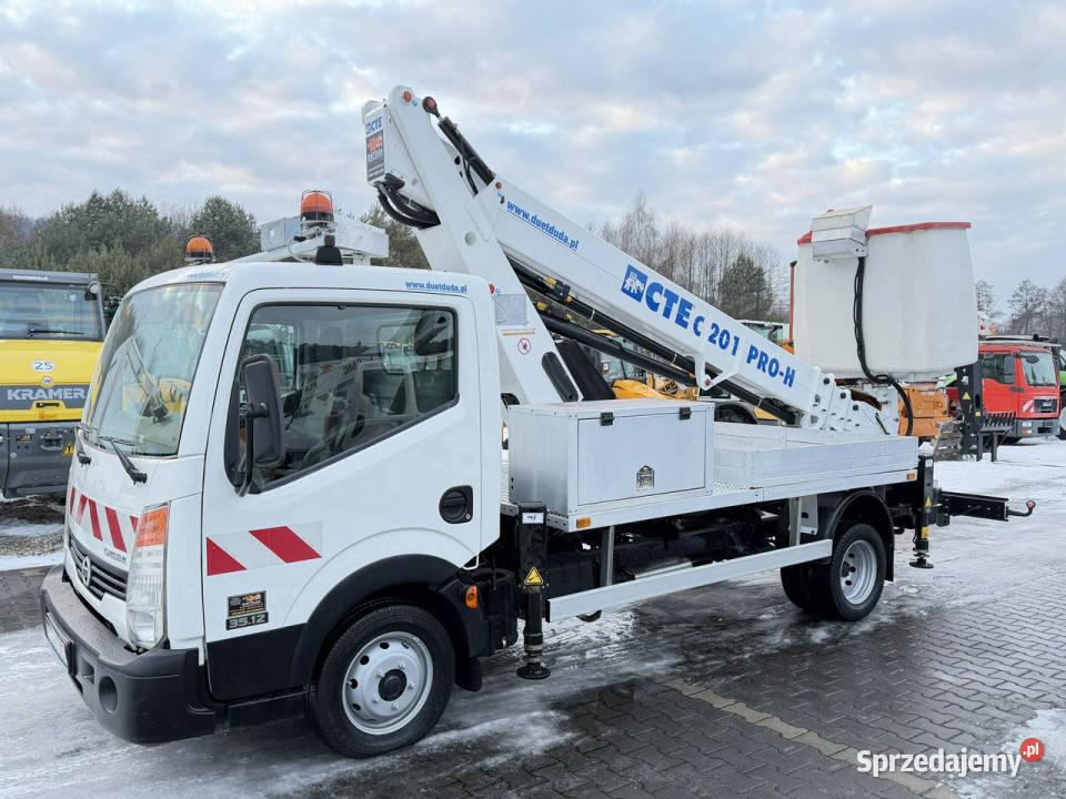 Nissan Cabstar Podnośnik Koszowy 20m CTE 201 PRO Rok produkcji 2012 Widełki