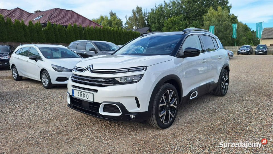 Citroen C5 Aircross Benzyna 16 Automat Panorama światła LED Zieleniewo sprzedam