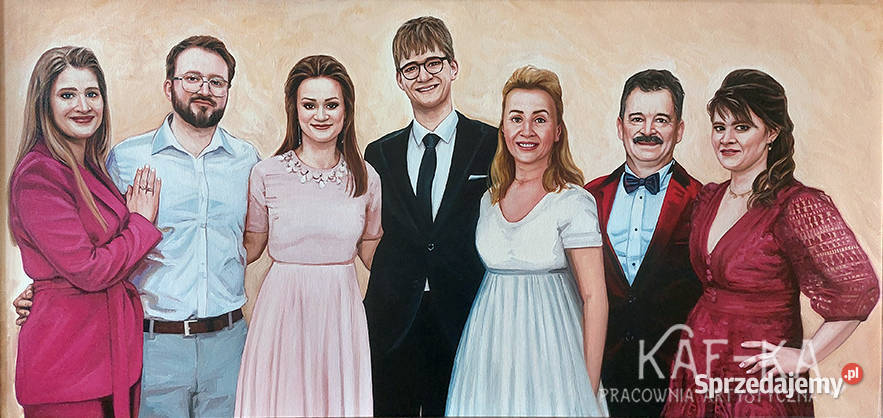 Portrety na zamówienie obrazy olejne na płótnie śląskie Katowice
