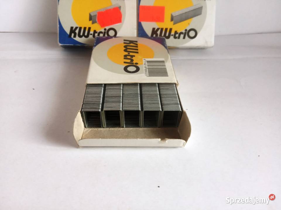 Zszywki do papieru KWtrio 2317 nowe 3 op łódzkie