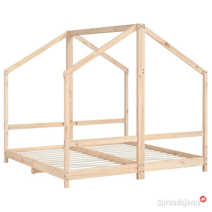 Rama łóżka dziecięcego 2x80x160 lite drewno Meble Warszawa