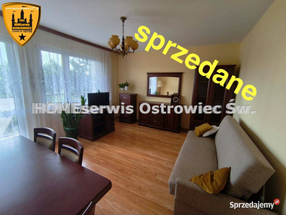 Mieszkanie Ostrowiec Świętokrzyski 57m2 3 pokoje