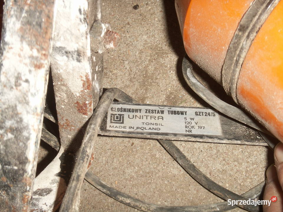 Megafon podwojny zestaw tubowy UNITRA TONSIL Augustów