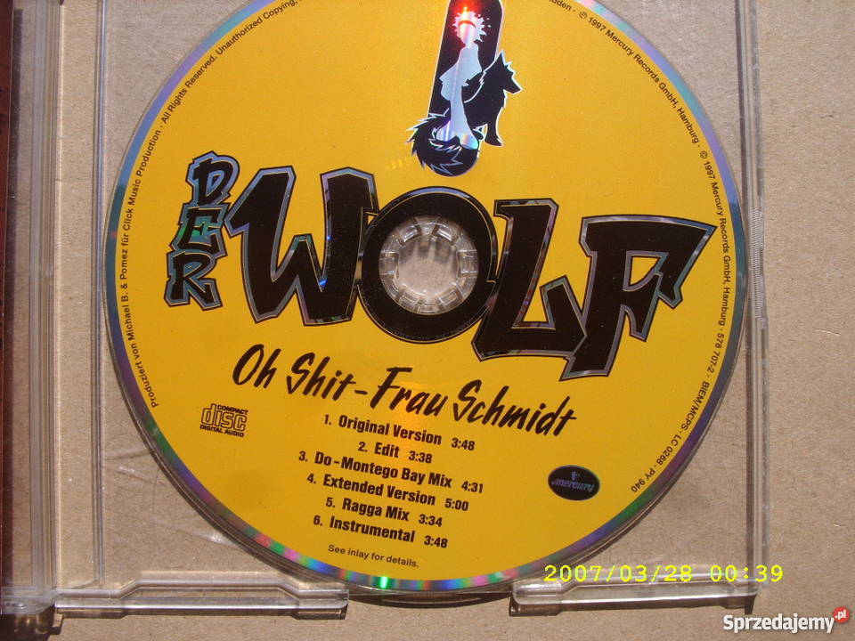 CD DER WOLFOCH SHIT FRAU SCHMIDT MERCURY Muzyka Wołów