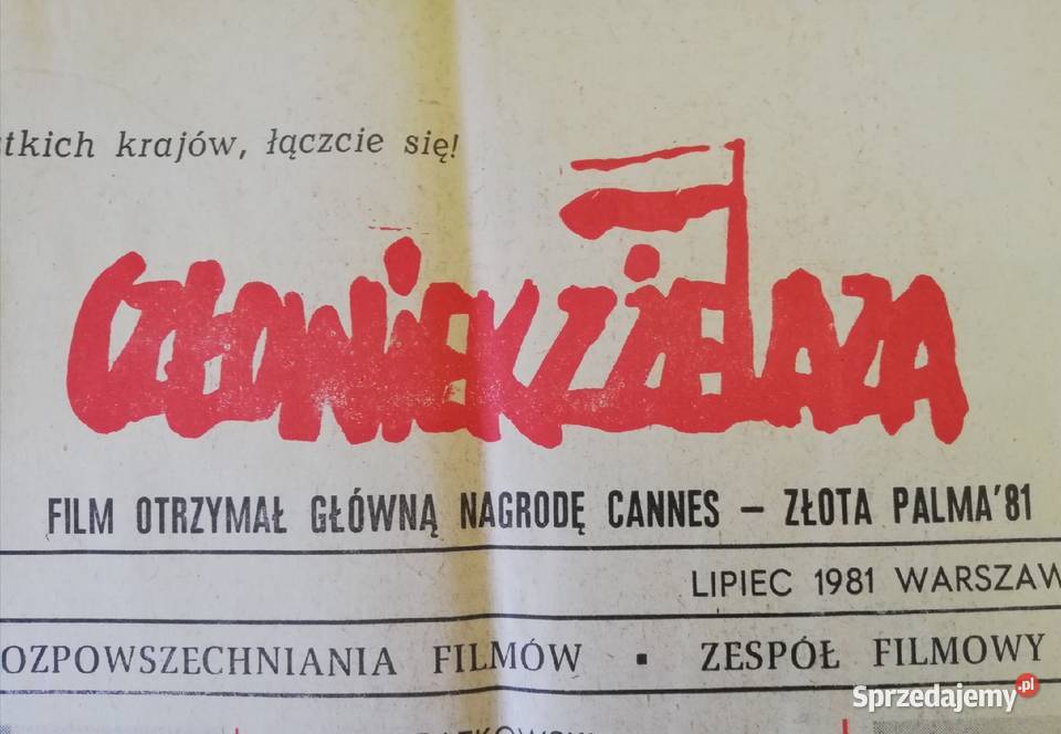 PRL. Człowiek Z Żelaza lipiec 1981, stare gazety.