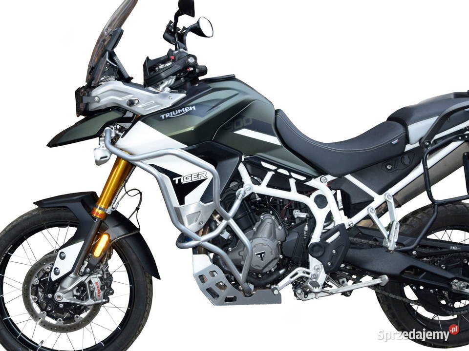 Gmole do Triumph Tiger 850 Bunkier srebrny