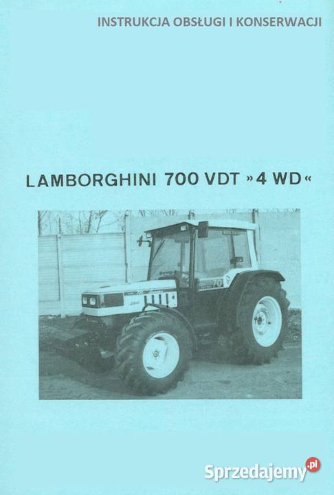 Lamborghini 600 700 VDT instrukcja obsługi wielkopolskie Szamotuły