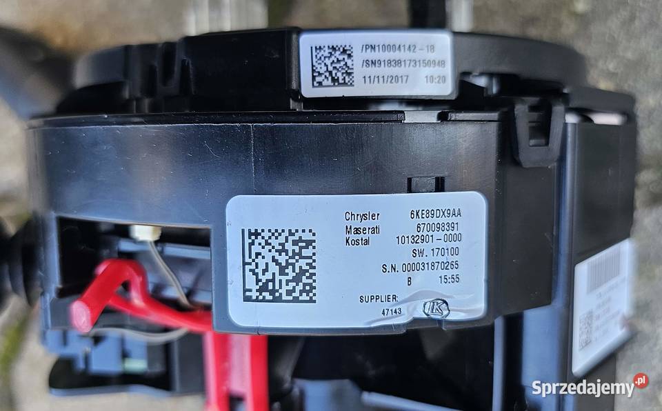 Przełącznik zespolony pająk taśma airbag osobowe Kalisz