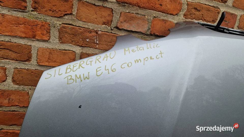 BMW E46 Compact sibergrau Metallic maska pokrywa osobowe Słowikowo