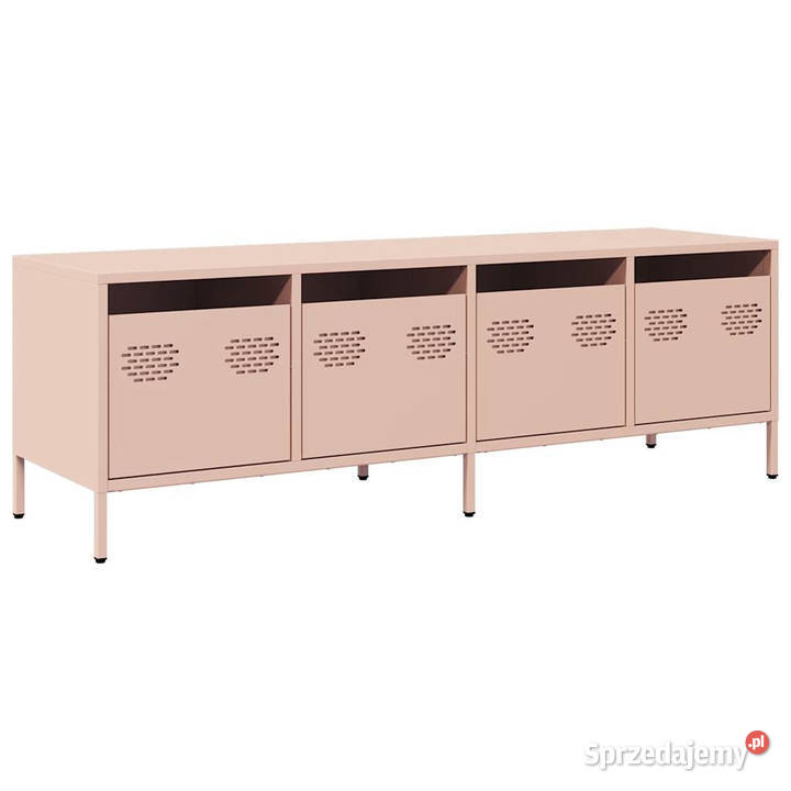 Szafka RTV różowa 135x39x435 stal walcowana na RTV Warszawa