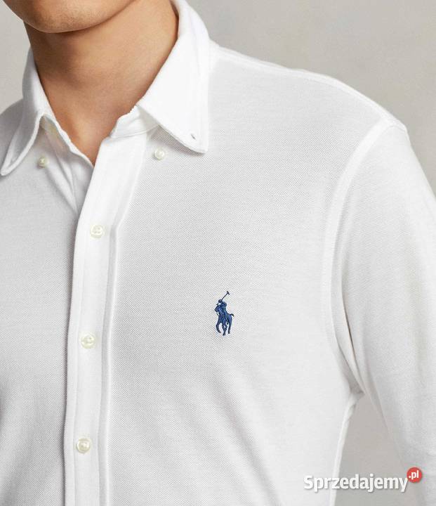 Koszula męska Ralph Lauren bawełniana biała podlaskie Białystok