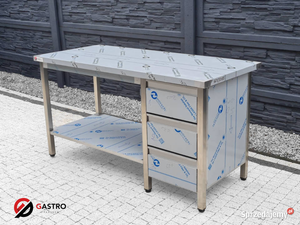 Stół gastronomiczny centralny z półką i wielkopolskie Ostrów Wielkopolski sprzedam