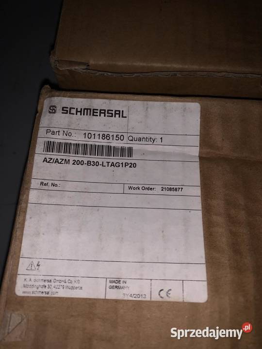 Schmersal AZAZM 200B30LTAG1P20 101186150 Warszawa sprzedam