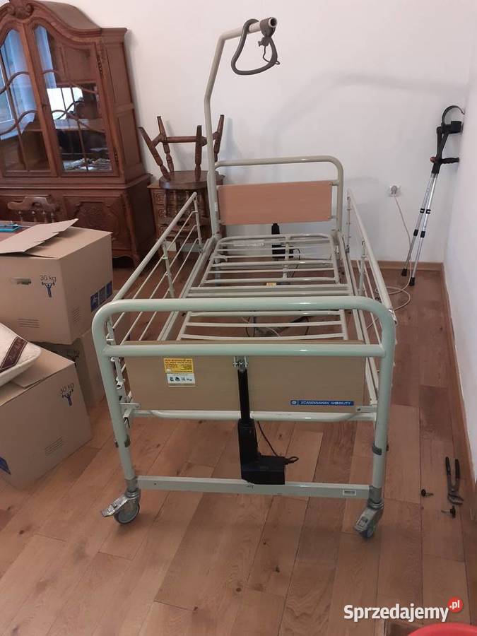 Łóżko Rehabilitacyjne Elektryczne 2 F na pilota Sprzęt rehabilitacyjny i ortopedyczny Warszawa
