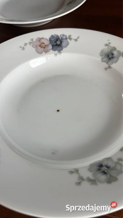 Talerz do zupy Bratki Rosenthal Bavaria Thomas Gdańsk