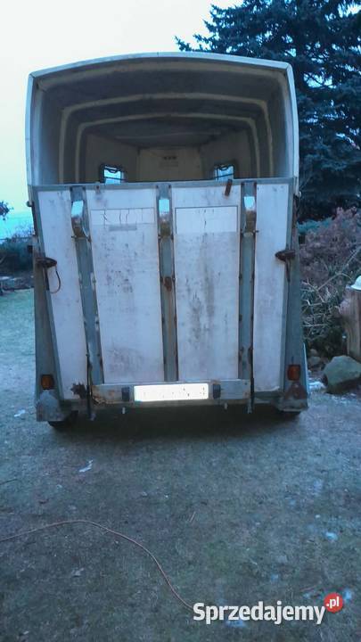 przyczepka do przewozu koni brenderup 2 osie lubuskie Lubiatów sprzedam