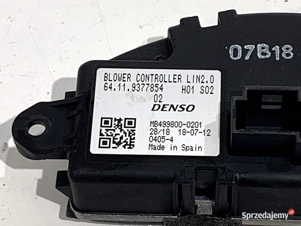 OPORNIK DMUCHAWY POWIETRZA BMW F48 9377854 osobowe podkarpackie