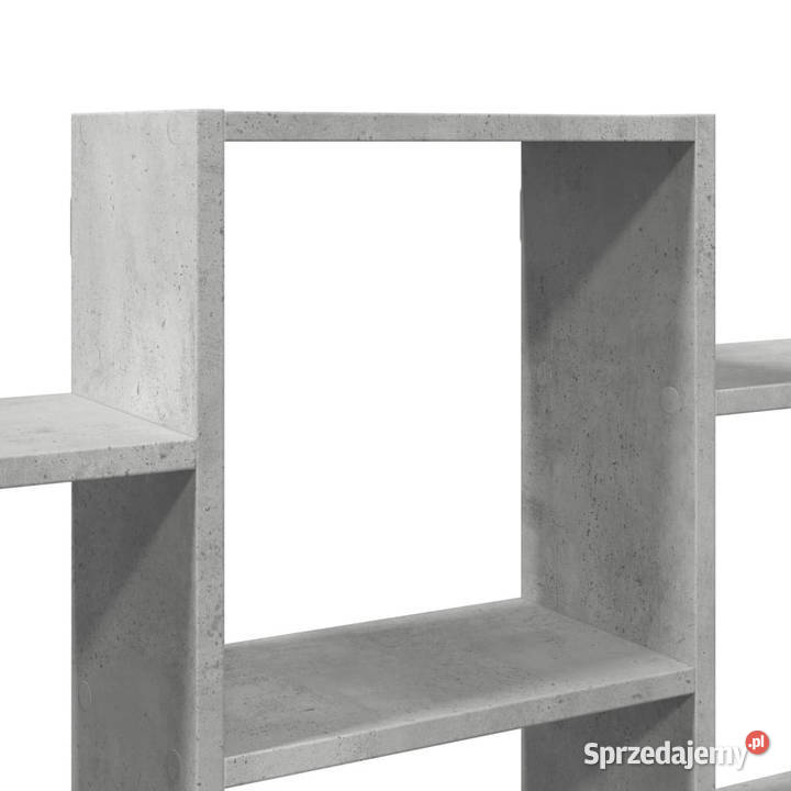 Półka ścienna szarość betonu 159x18x66 WM853302 Warszawa