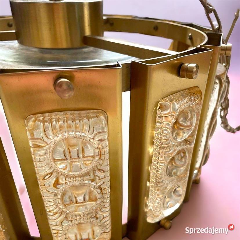 Lampa szwedzka żyrandol lata 60 Warszawa