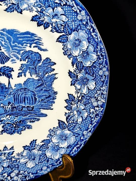 Talerz płaski Woodland Enoch Wedgwood Antyki, Sztuka, Kolekcje sprzedam