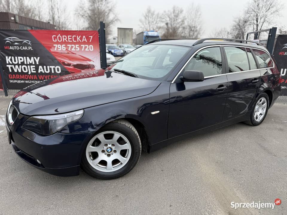 BMW E61 2007 20 Diesel Automat Skóry Czujniki Poznań