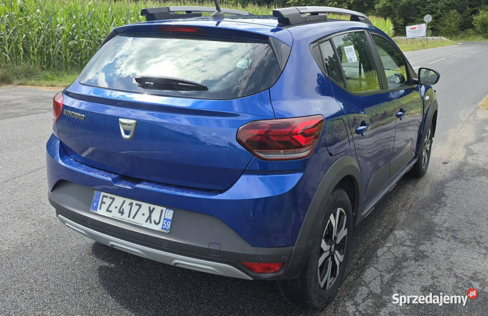 Dacia Sandero Stepway Benzyna gaz 82000 III 2020 światła do jazdy dziennej Pleszew