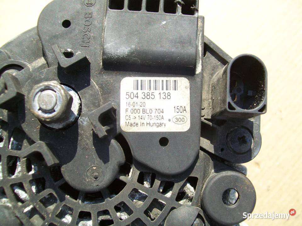 Ducato 30 JTD Alternator 150A mazowieckie